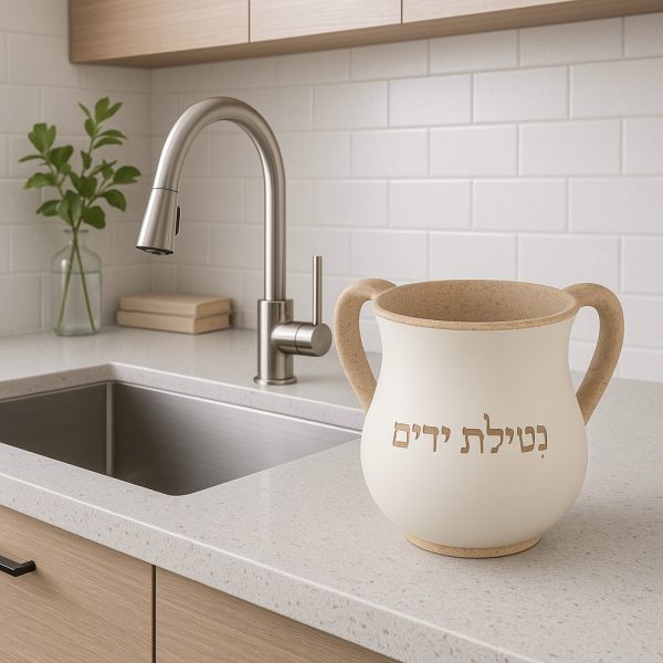 ⁦נטלה מהודרת בצבע ״טבעית אבן חול״⁩ – תמונה ⁦2⁩